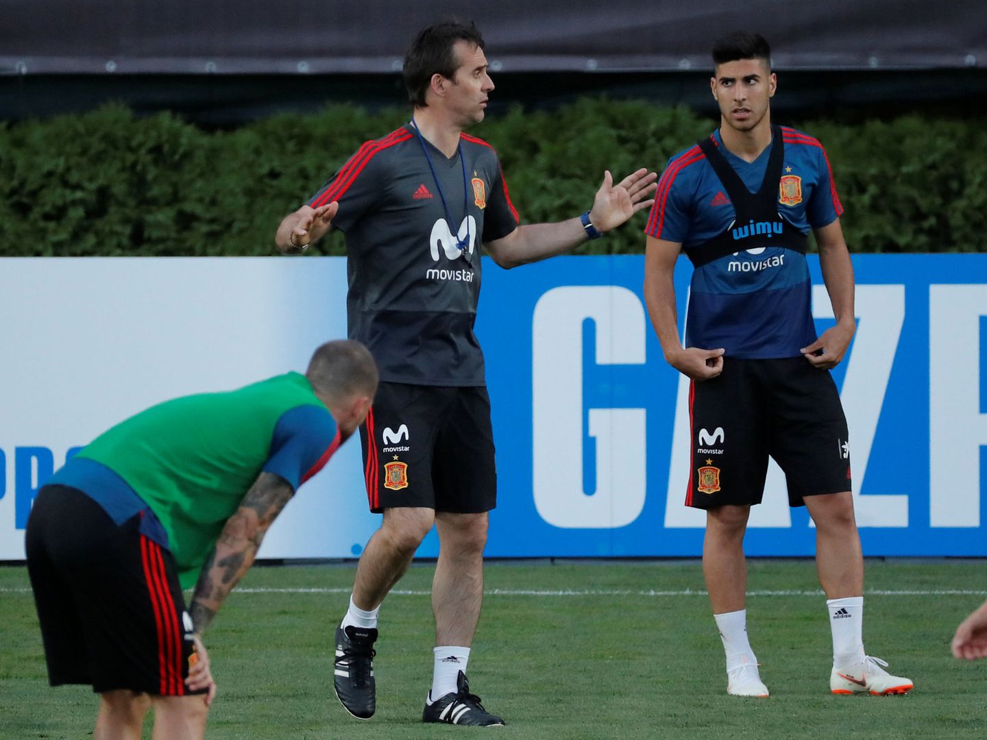Lopetegui convirtió a Asensio en un fijo en la Selección. (Reuters)