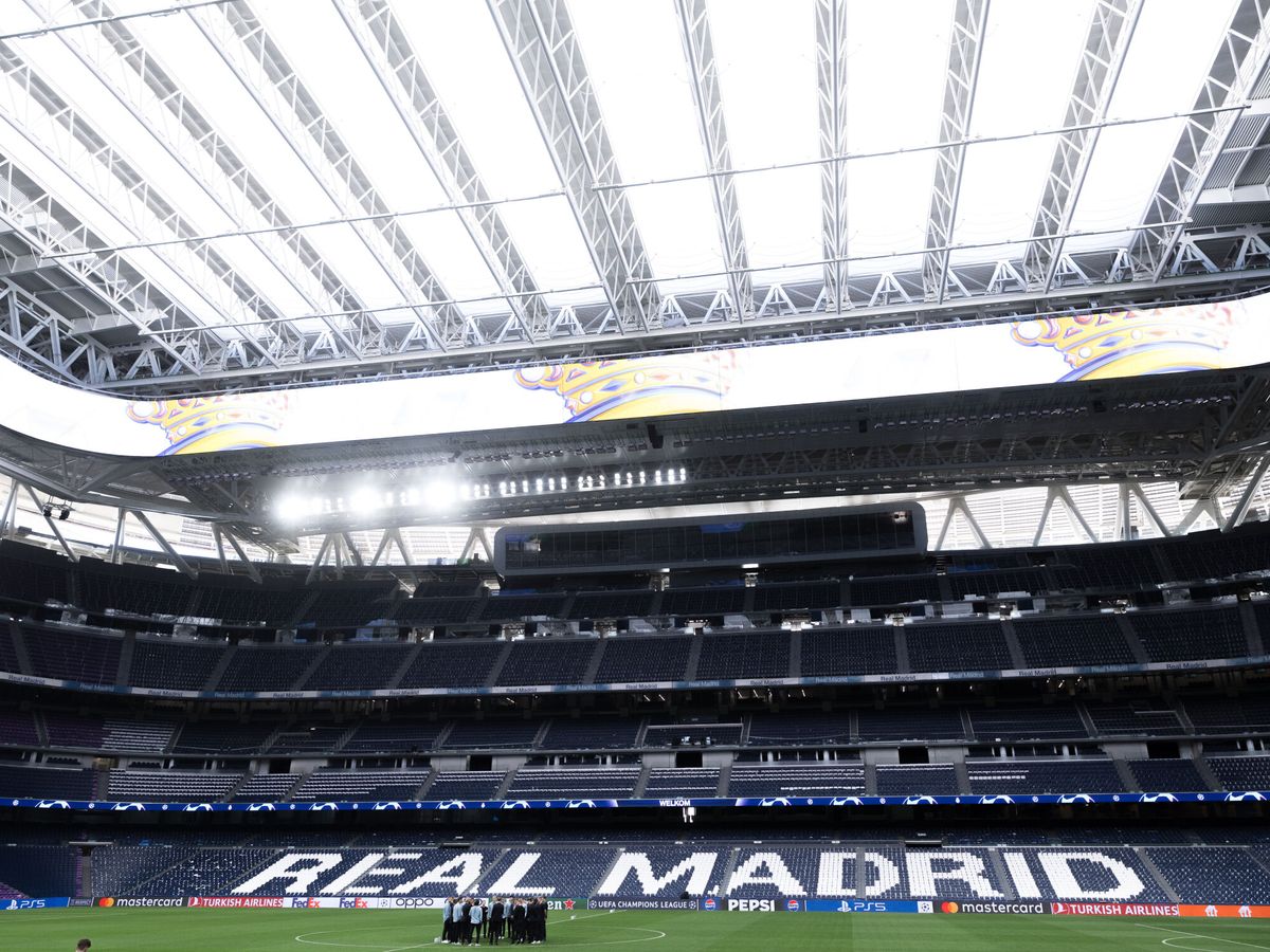 Foto: Imagen del interior del Santiago Bernabéu. (AFP7)