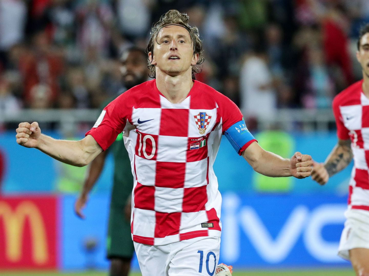 Luka Modric, con Croacia en el Mundial de Rusia | EFE