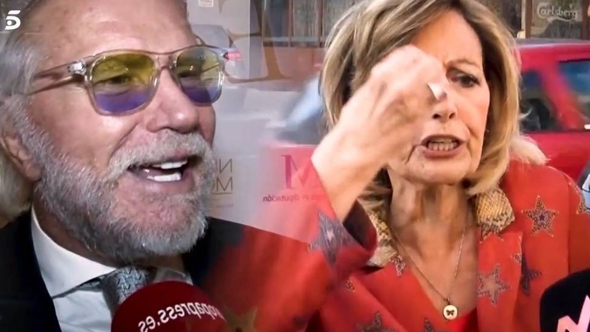 María Teresa Campos le tapa la boca a una reportera al ser preguntada por Edmundo