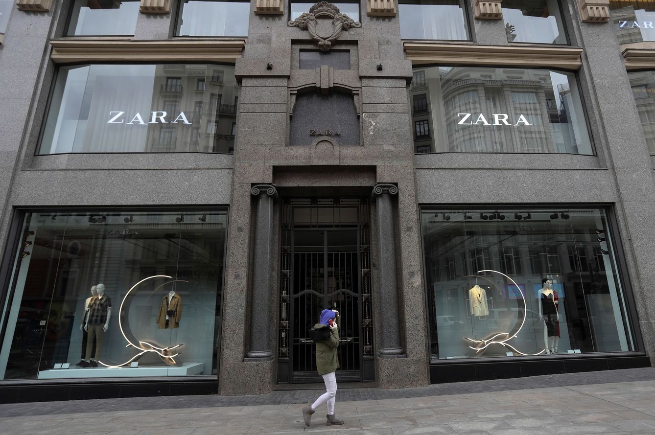 Inditex cerró sus tiendas de Gran Vía a comienzos de este año. (EFE)