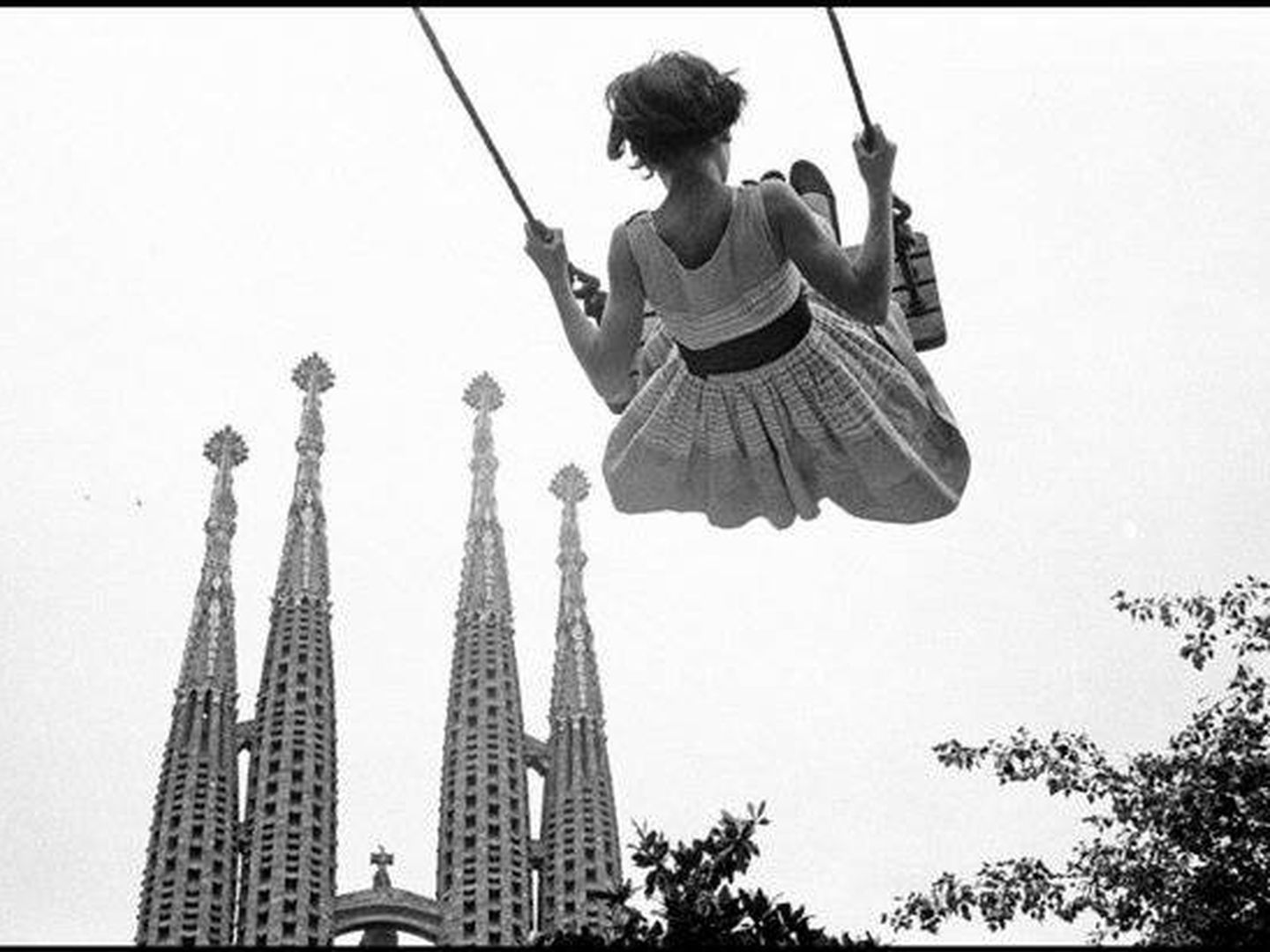 La Sagrada Familia, en 1959. (Burt Glinn)