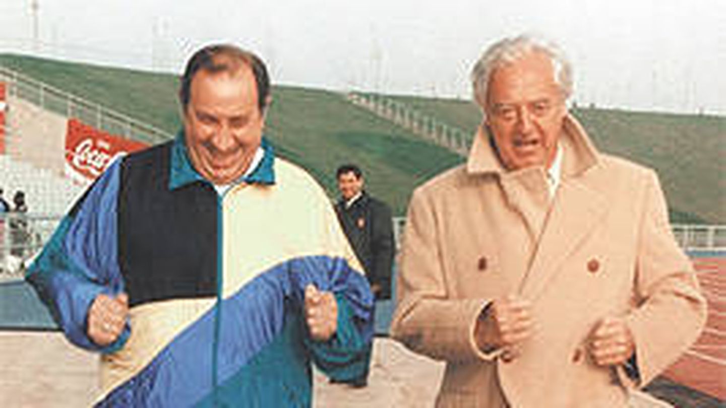 Jesús Gil y Ramón Mendoza, dos presidentes con los que trató Losada. (Imagen de archivo)