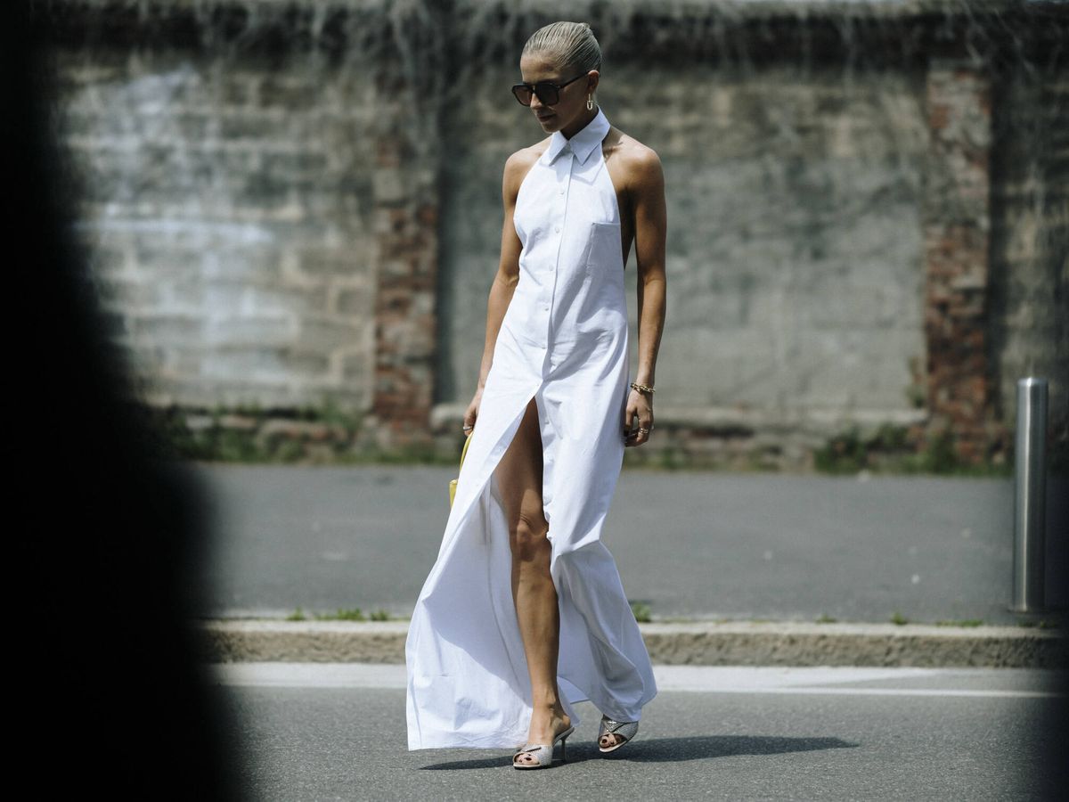VESTIDOS BLANCOS EN LARGO DE MODA 2022👗WHITE LONG FASHION DRESSES 2022 