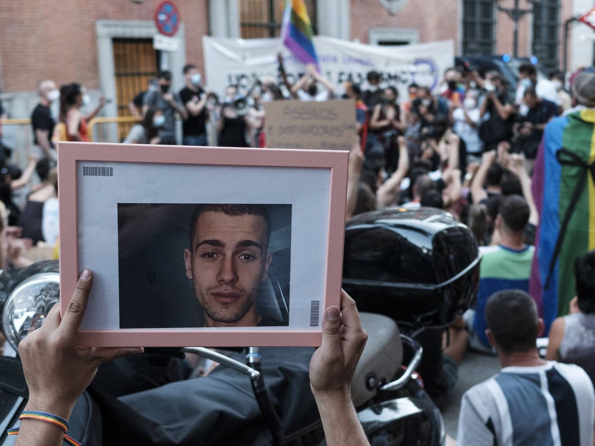 Foto: Protestas en Madrid por la muerte de Samuel. (Sergio Beleña)