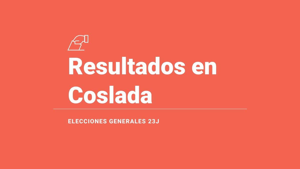 Resultados y escrutinio en Coslada de las elecciones generales 2023, última hora: el PP, el partido más votado