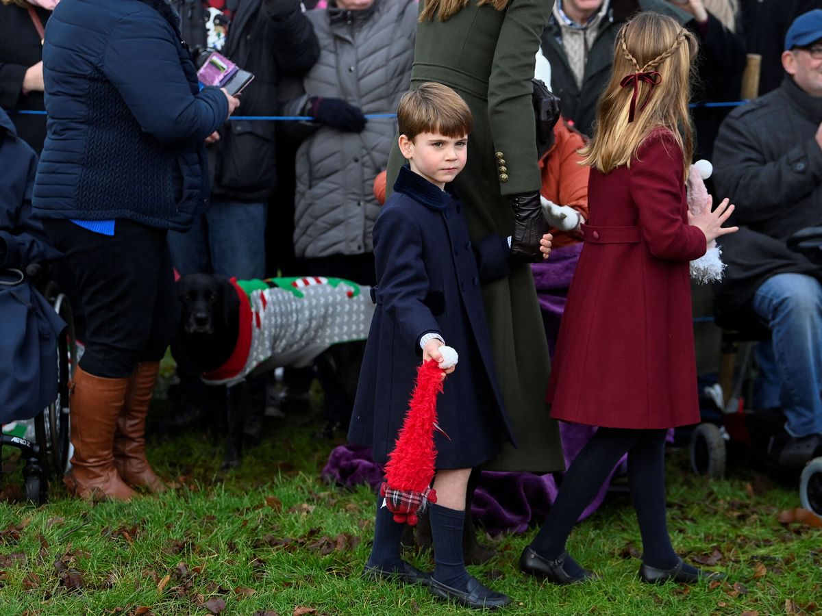 Foto: El príncipe Louis y la princesa Charlotte. (Reuters/Toby Melville)