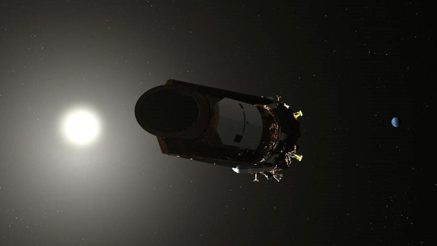 Iustración del telescopio espacial Kepler. Foto: EFE Nasa Wendy Stenzel Daniel Rutter 