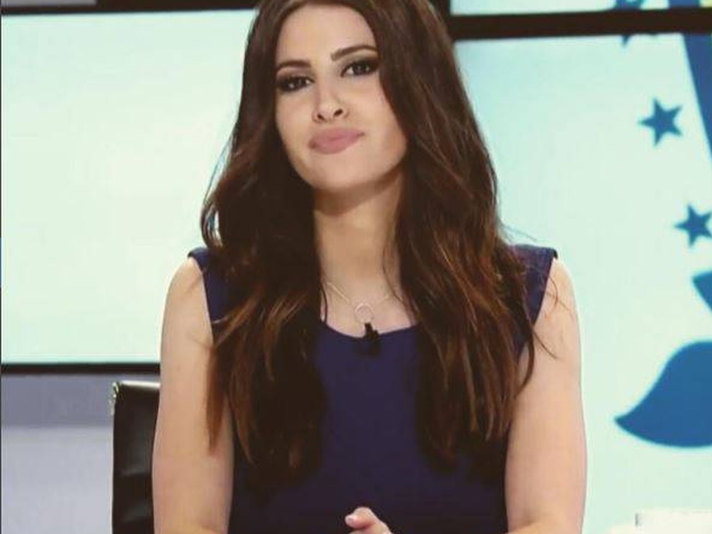 Graciela Álvarez Lobo, presentadora de '90 Minuti'.