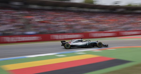 Foto: Lewis Hamilton durante el pasado Gran Premio de Alemania. (EFE)
