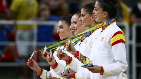 La chica brasileña que lloraba con la plata de la gimnasia rítmica española