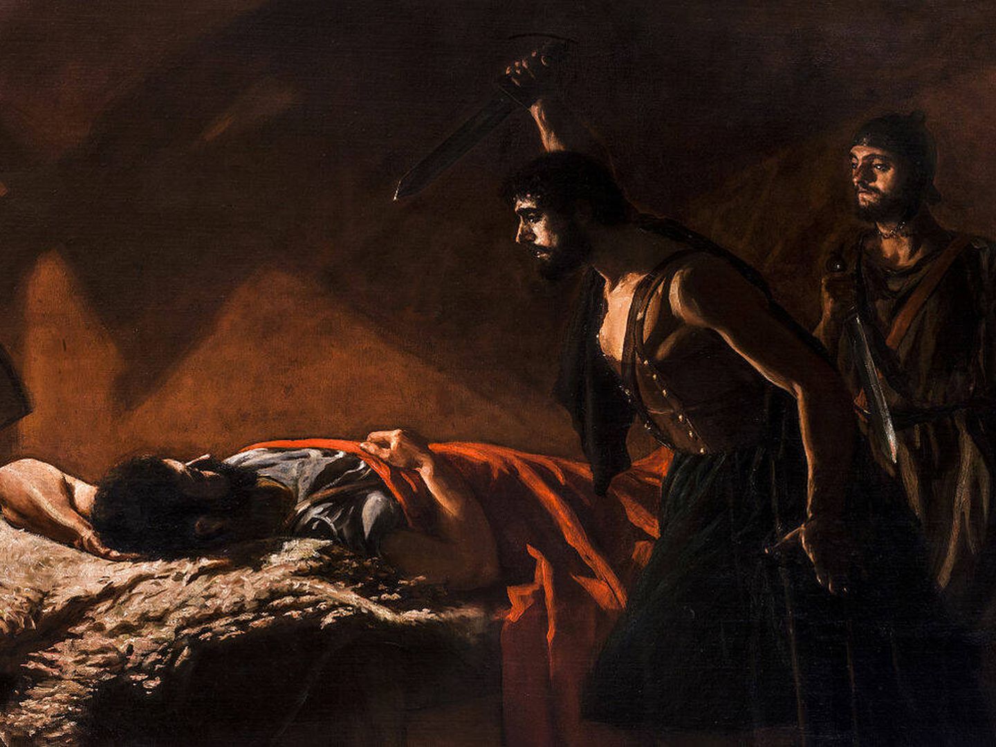 'La muerte de Viriato' (1890), de José Villegas Cordero. 