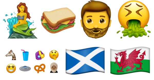 Foto: Algunos de los 'emojis' que podrían empezar a usarse a partir del 30 de junio de 2017 (Emojipedia)