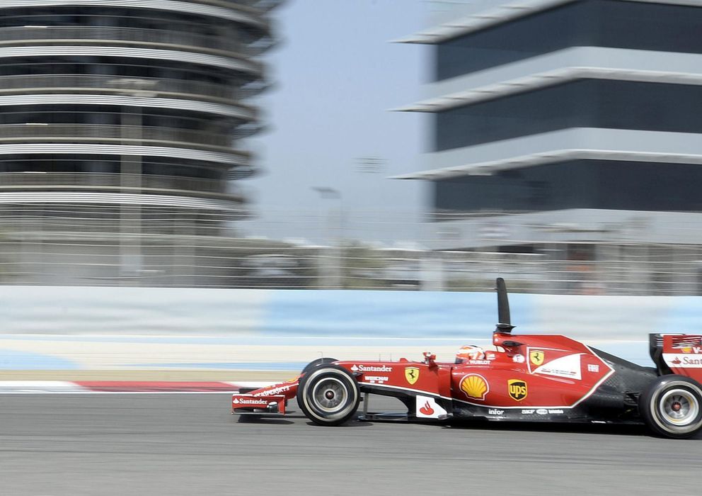Foto: Kimi Raikkonen en el primer día de pruebas del último test en Bahrein.