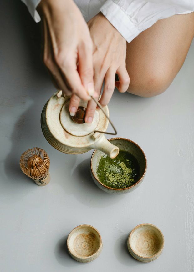 El té verde es muy típico de la dieta japonesa. (Pexels/Charlotte May)