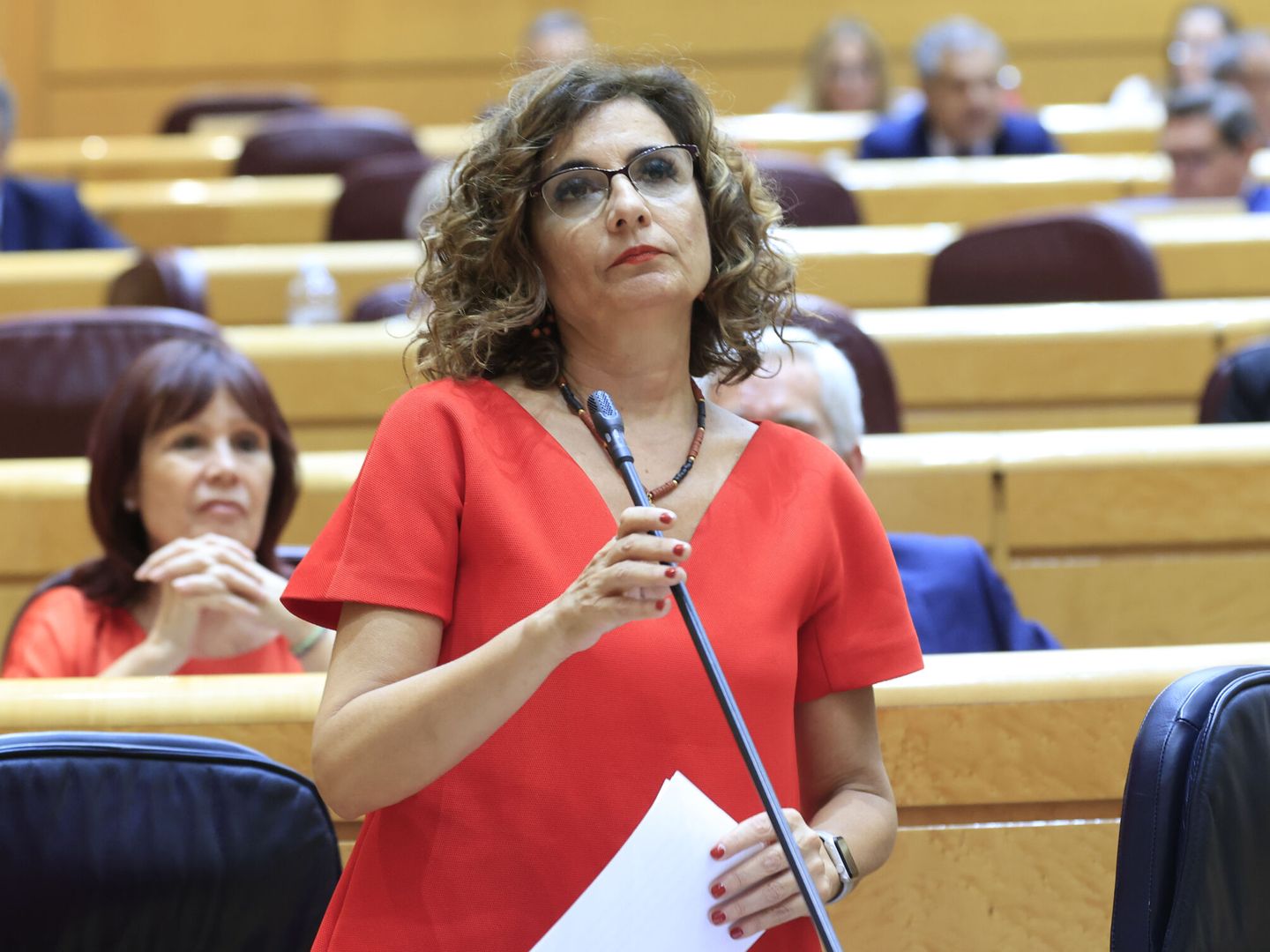 La ministra de Hacienda y Función Pública, María Jesús Montero. (EFE/Zipi)