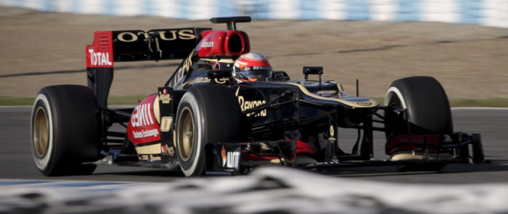 Foto: ¿De qué va Lotus? Grosjean marca el mejor tiempo de la pretemporada