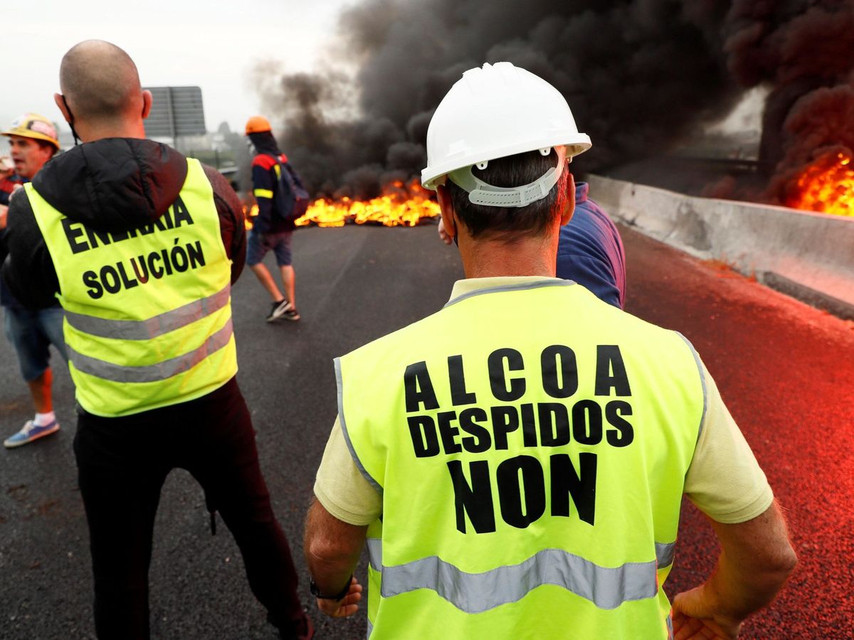 Foto: Trabajadores de Alcoa