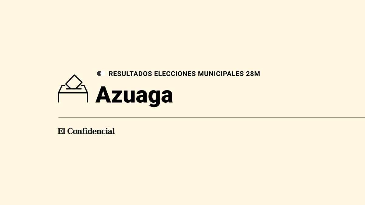Resultados del 28 de mayo en Azuaga en las elecciones municipales 2023: victoria de PP