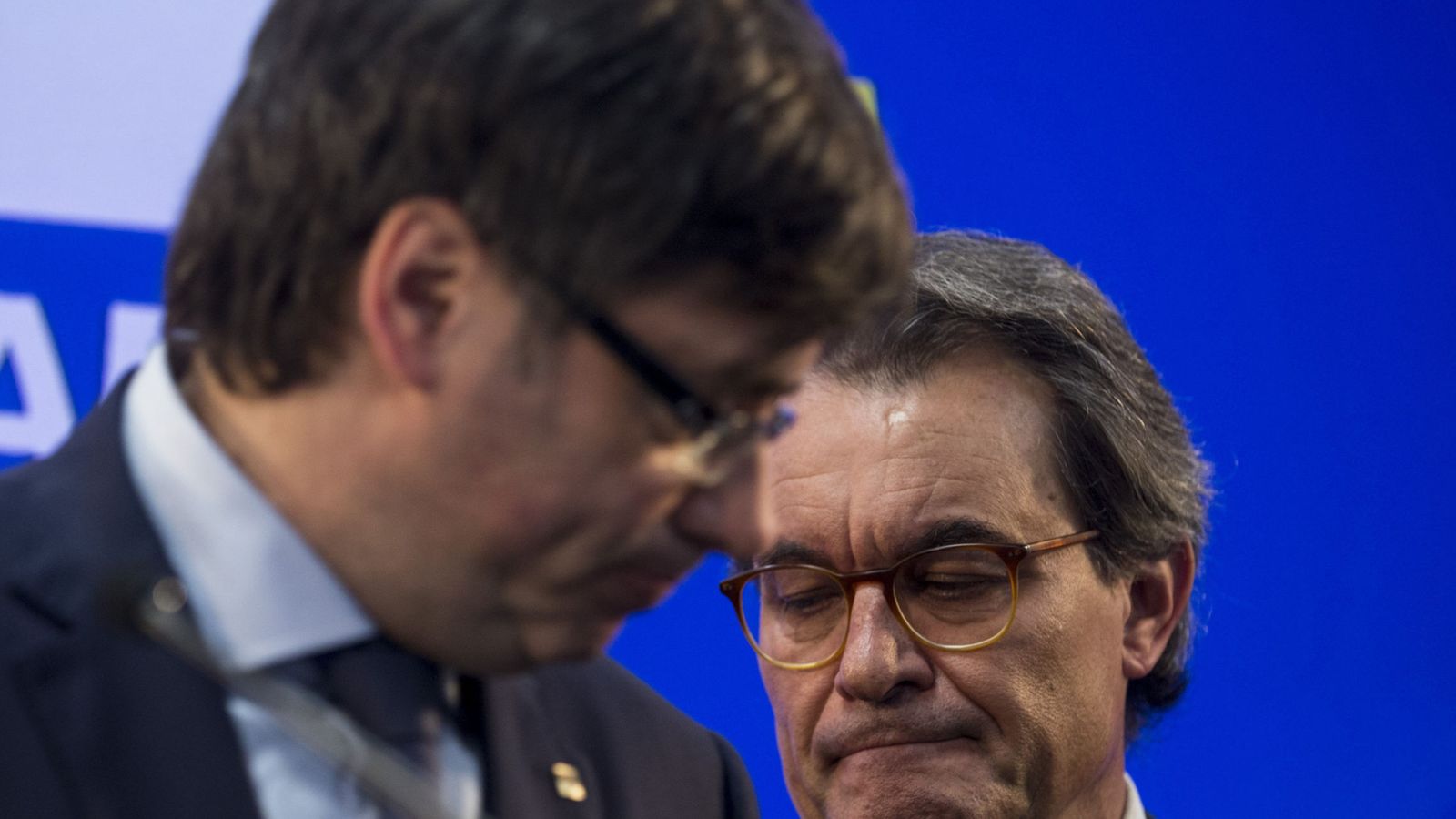 Foto: Carles Puigdemont y Artur Mas. (EFE)