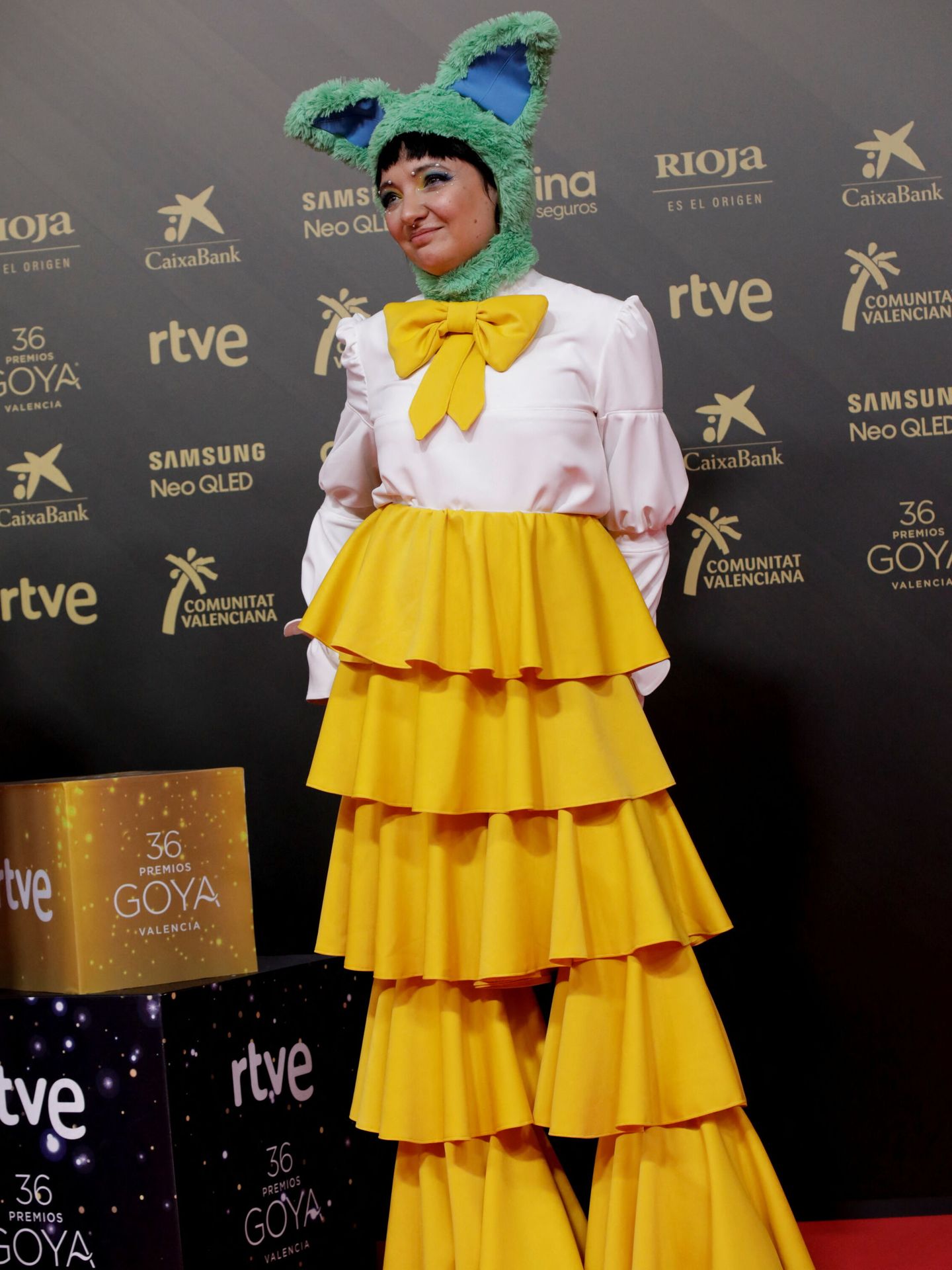 Carla Pereira, en los Premios Goya 2022. (Reuters)