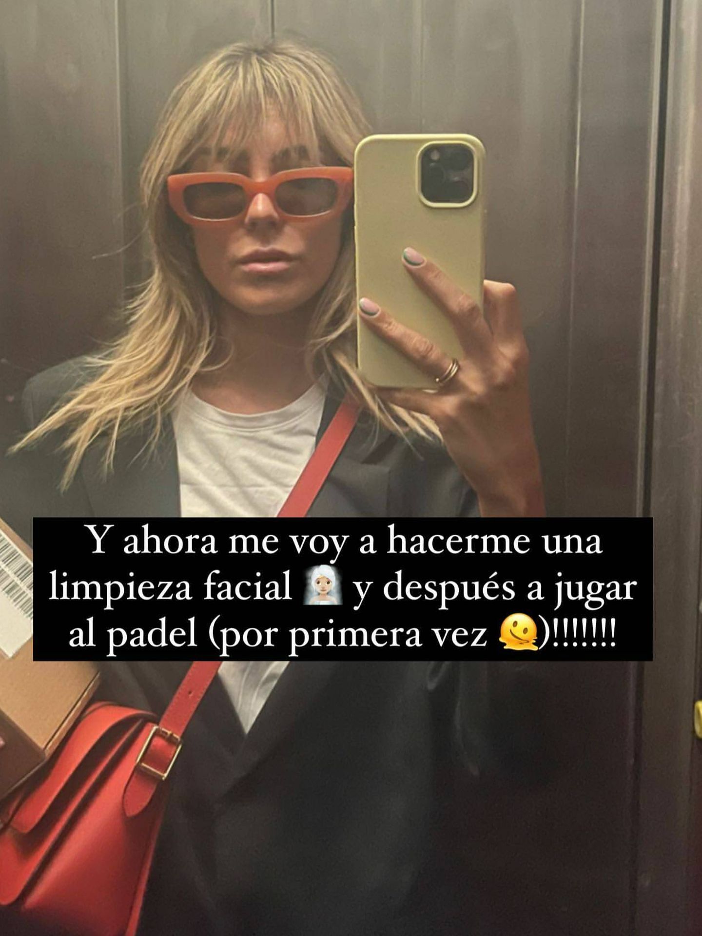 El nuevo flequillo de Anna Padilla. (Instagram/@annafpadilla)