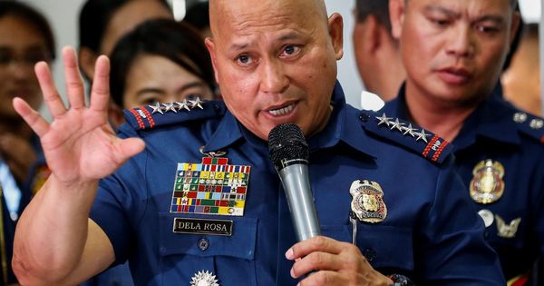 Foto:  El director general de la Policía filipina, Ronald de la Rosa, conocido como 'La Roca'. (EFE)