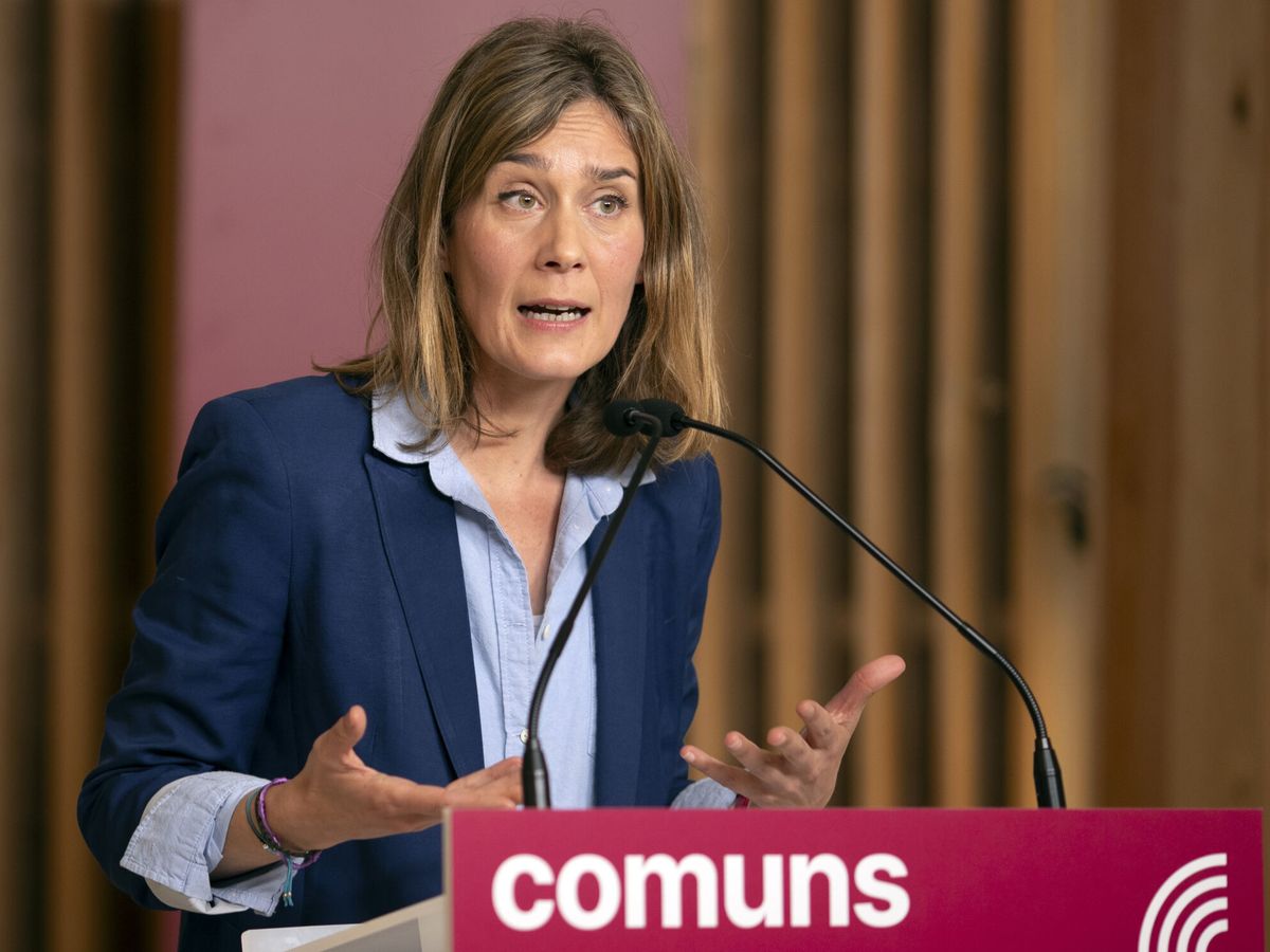 Foto: La candidata a la presidencia de la Generalitat por Comuns Sumar, Jèssica Albiach. (EFE/Marta Pérez)