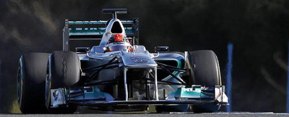 Foto: Schumacher reivindica a Mercedes en Jerez con el mejor tiempo