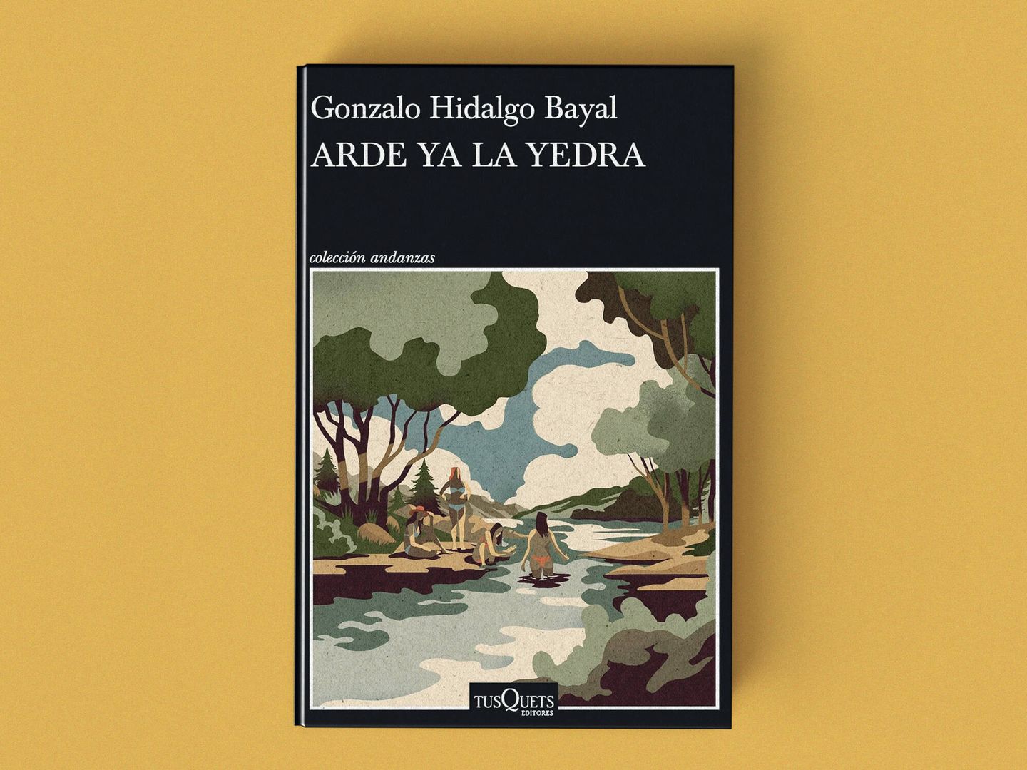Portada de 'Arde ya la yedra', de Gonzalo Hidalgo Bayal.