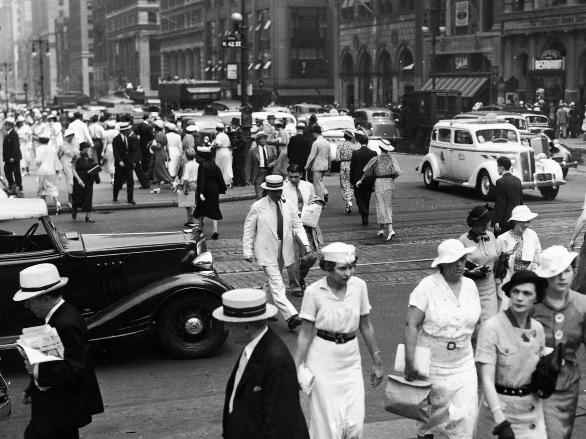 Foto: Nueva York en torno a 1930. (Getty/Hulton Archive)