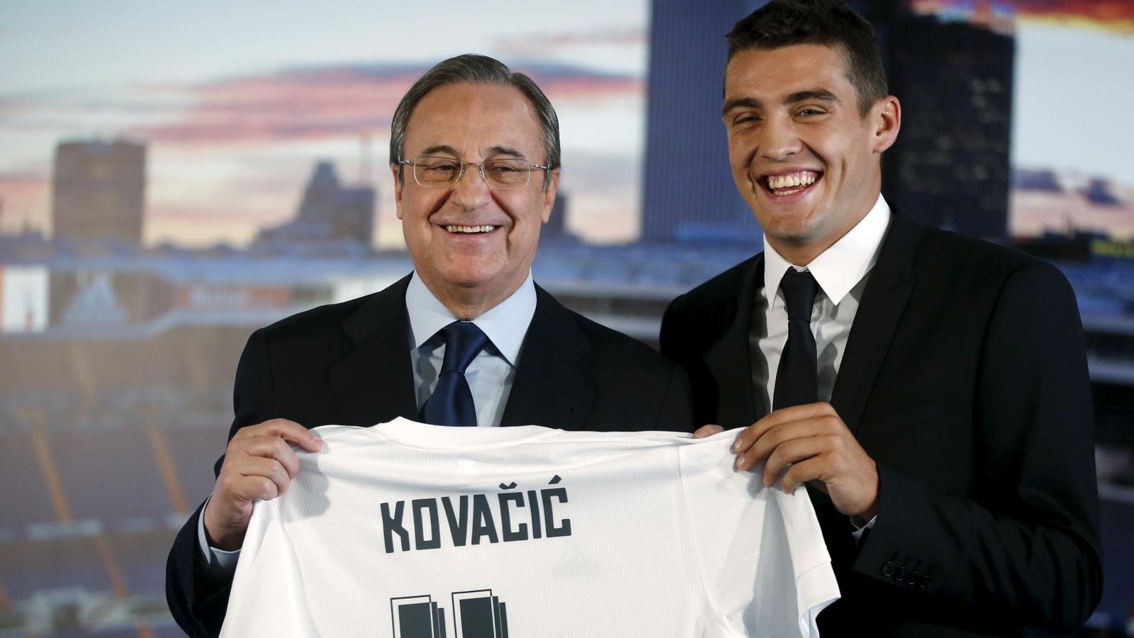 Foto: Kovacic en su presentación como jugador del Real Madrid (Reuters).
