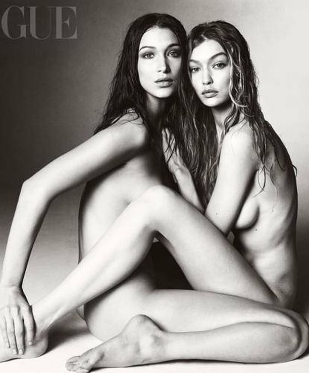 Foto: Las hermanas Gigi Hadid y Bella Hadid en una imagen de 'Vogue'. Instagram de Steven Maisel.