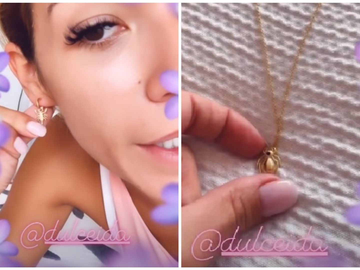 Nueva colección de joyas de Dulceida. (Instagram @tamara_gorro)