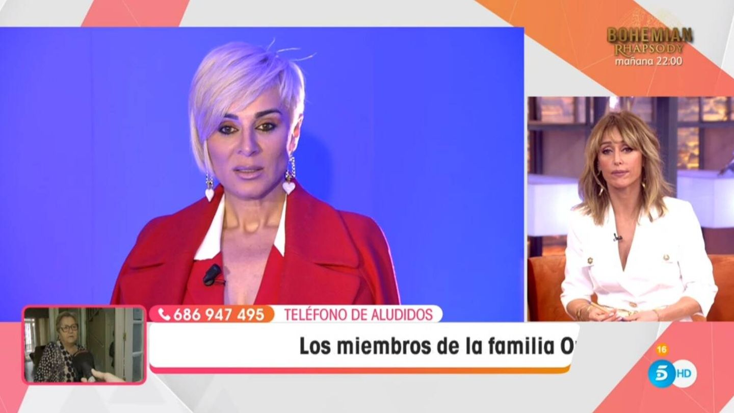 Emma García habla con Ana María Aldón en 'Viva la vida'. (Mediaset)