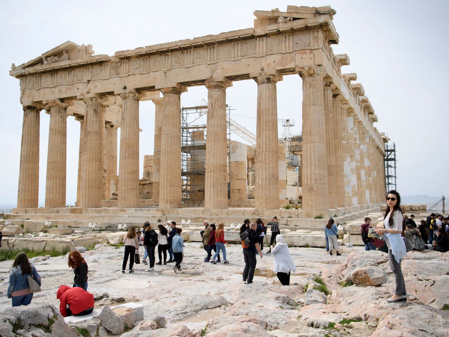 El Museo Británico sigue negándose a devolver el mármol perteneciente al Partenón. (EFE/Laurent Gillieron)