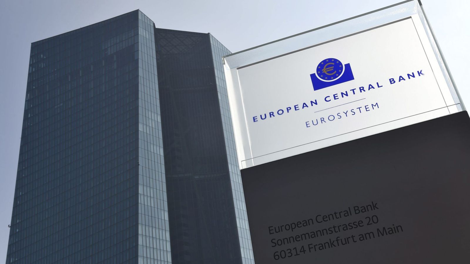 Foto: Logotipo del BCE en su sede de Fráncfort./EFE