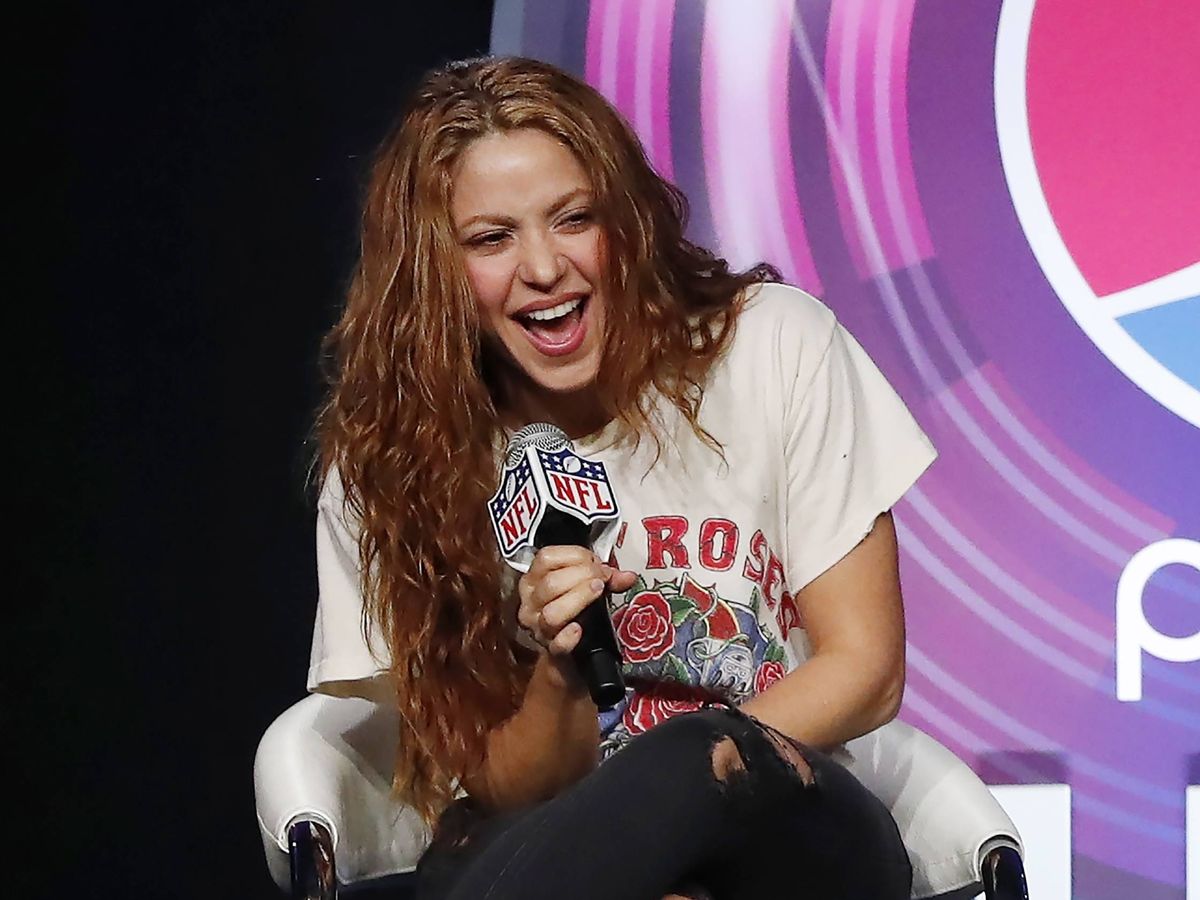 Foto:  Shakira, en la presentación de la Super Bowl. (EFE)