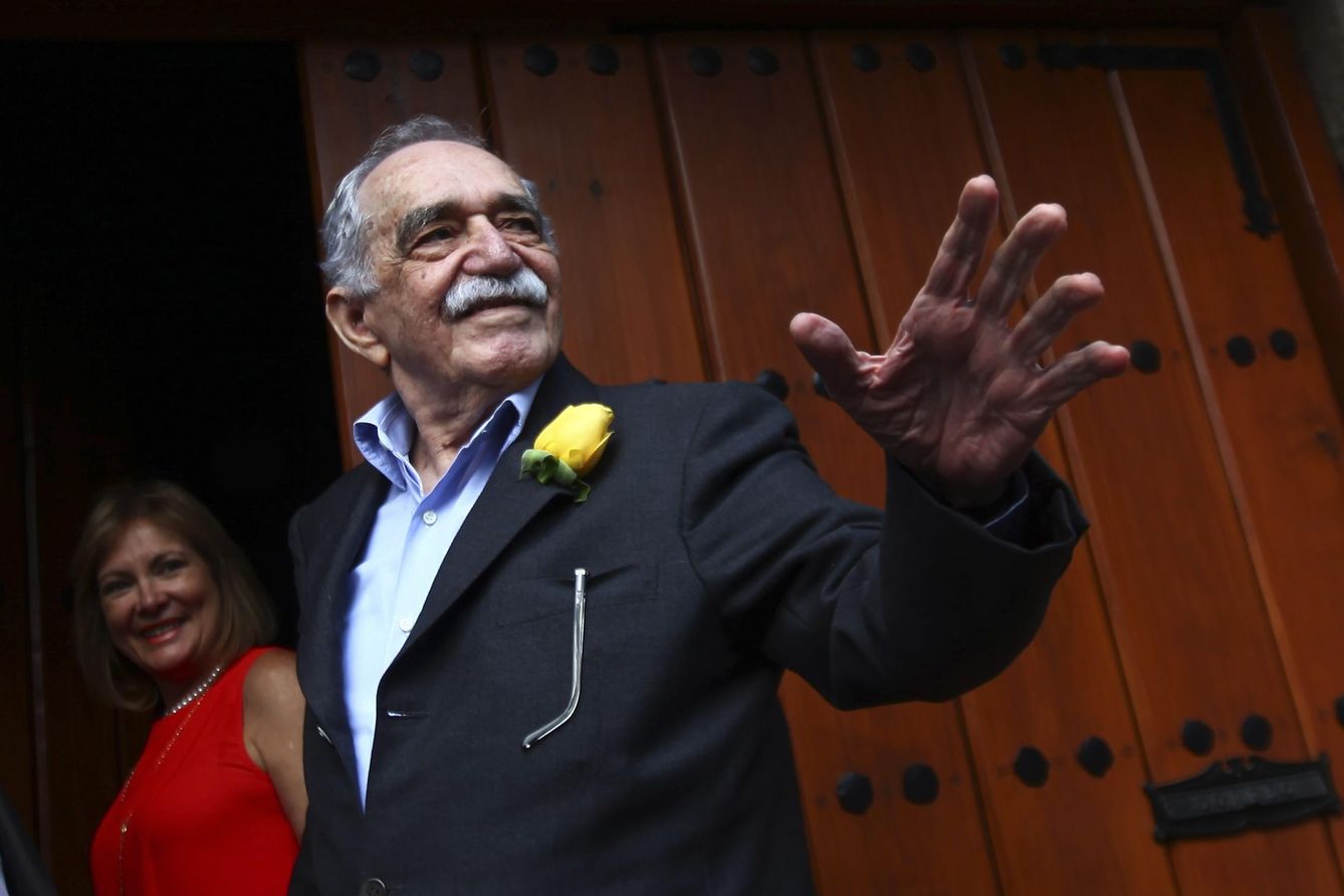 García Márquez en uno de sus últimos cumpleaños. (Reuters)
