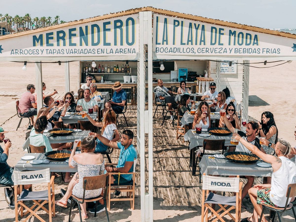 Foto: Popular merendero 'La Playa de Moda' en Valencia. (Cedida)
