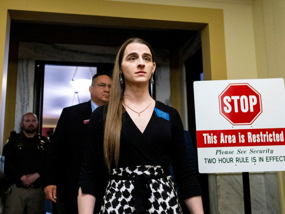 Foto:  La congresista trans Zooey Zephyr. (Reuters/Mike Clark)