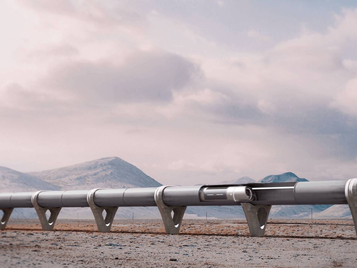 Foto: Render de Hyperloop. (Zeleros)