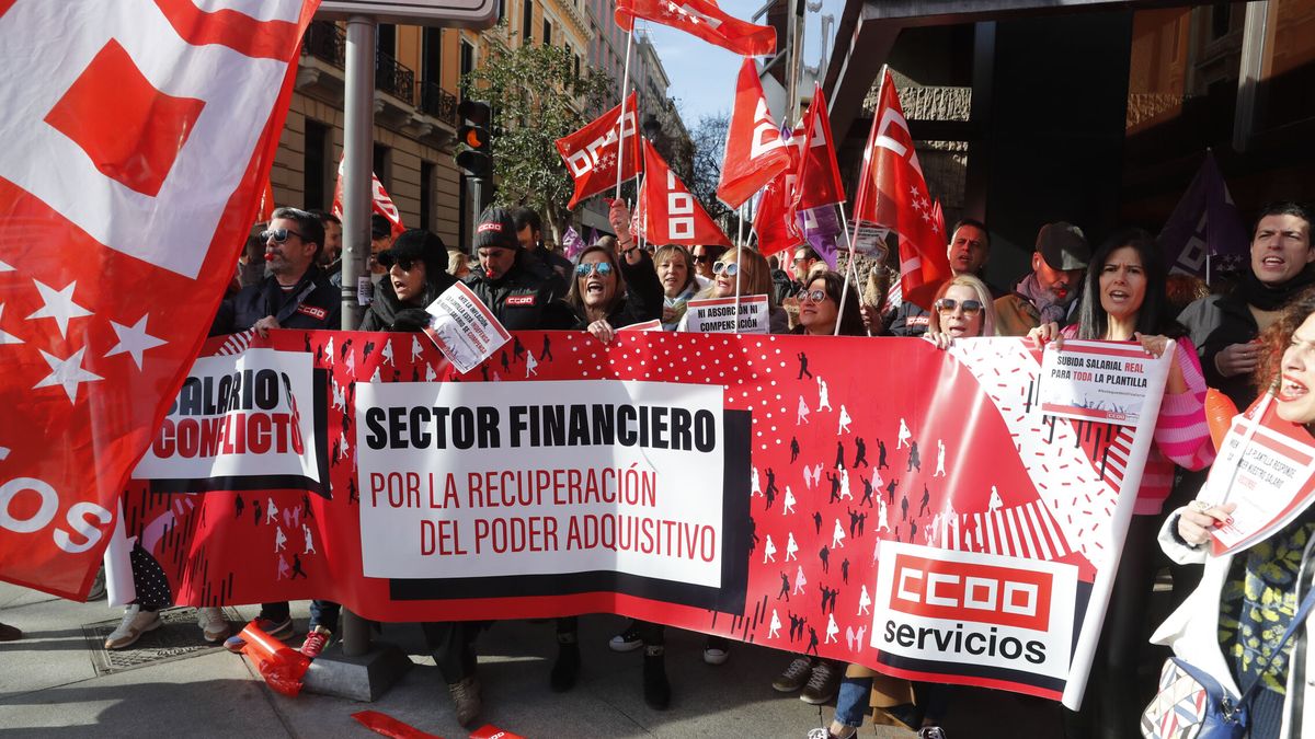 Los sindicatos de la banca convocan una huelga en marzo para exigir subidas salariales