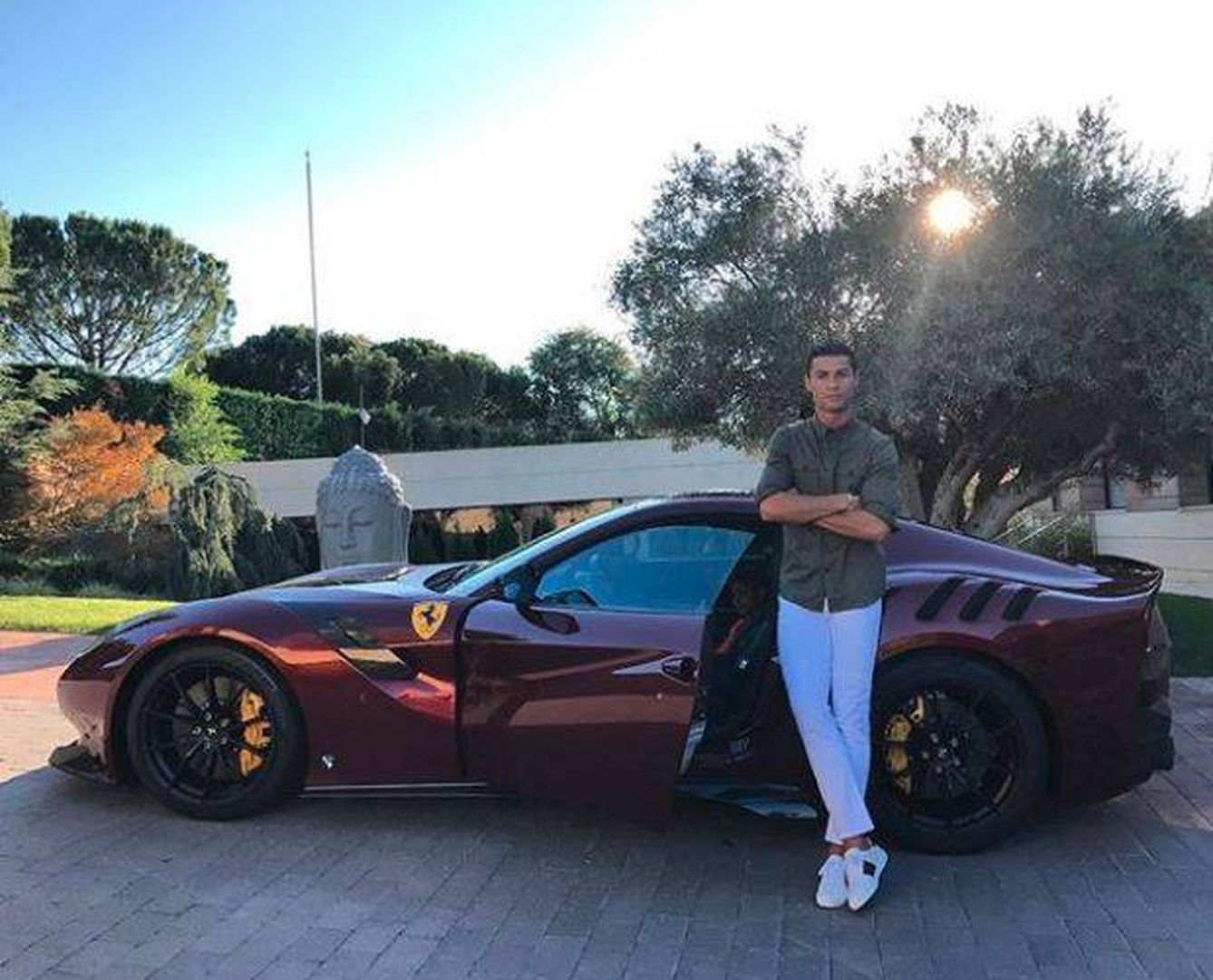 Cristiano Ronaldo en una imagen de Instagram publicada el día 6 de septiembre. 