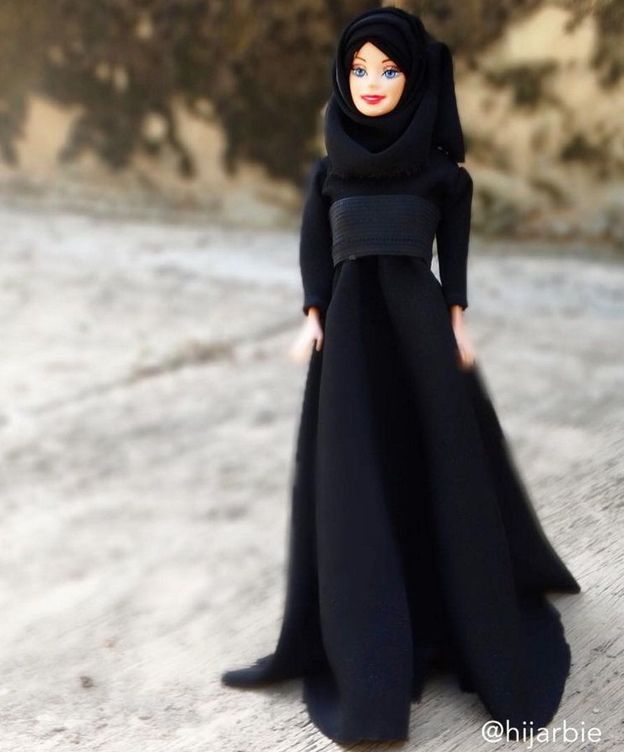 Foto: Uno de los diseños ideados para la Barbie musulmana (Instagram/@hijarbie)