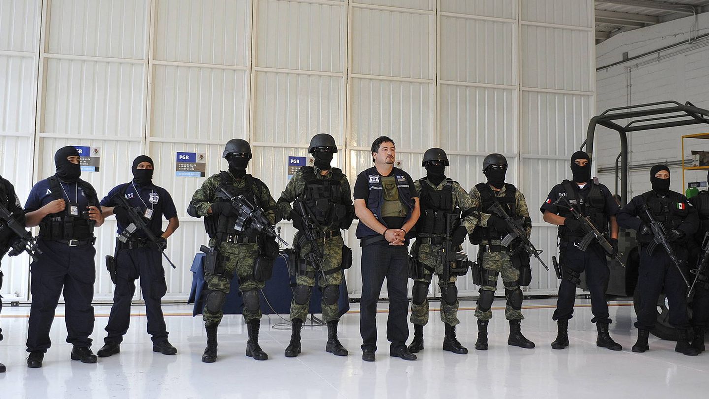Detención del jefe de seguridad del 'Chapo' Guzmán (Efe).