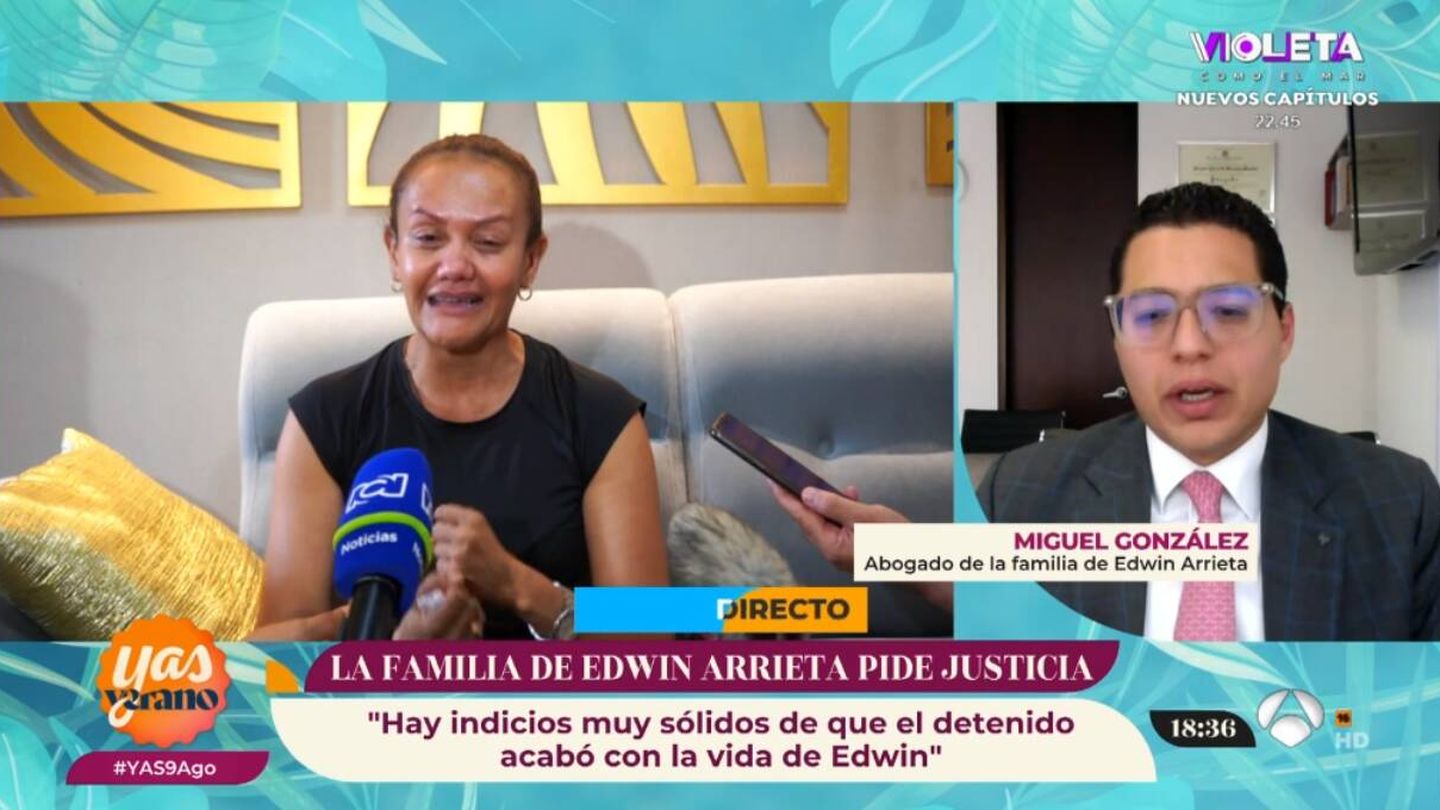 El abogado de la familia de Edwin Arrieta, Miguel González. (Atresmedia)