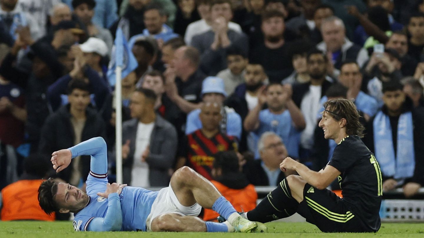 Luka Modric, superado durante el partido de vuelta. (Reuters/Jason Cairnduff)