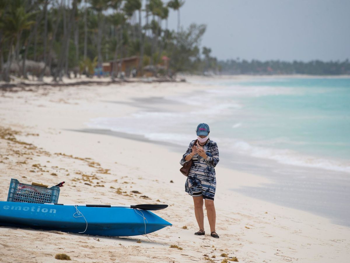Foto: Punta Cana, un paraíso vacío por el coronavirus. (EFE)