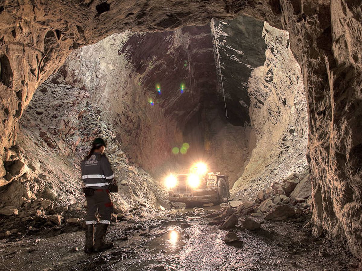 Foto: Interior de una de las minas de Matsa en Huelva. (MATSA)